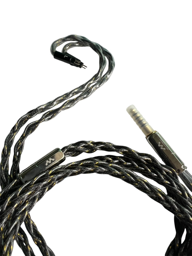 Black Scorpion Silver IEM Cable
