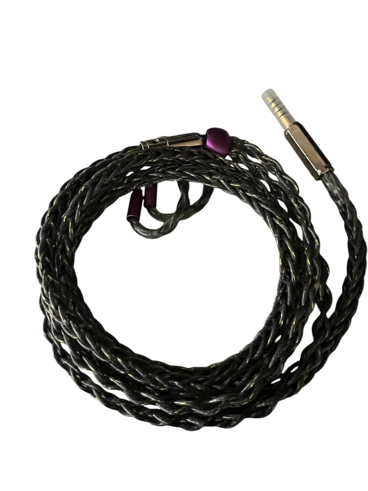 Black Scorpion Silver IEM Cable