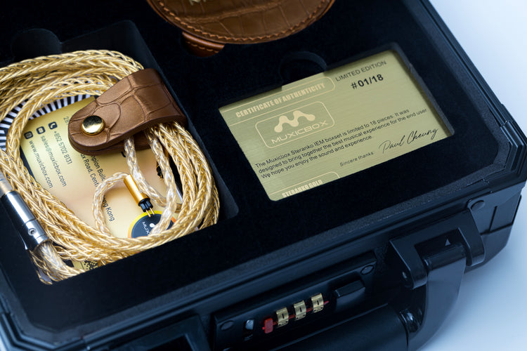 Muxicbox Steranko Gold IEM box set Limited Edition to 18