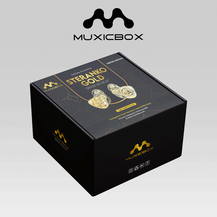 Muxicbox Steranko Gold IEM box set Limited Edition to 18