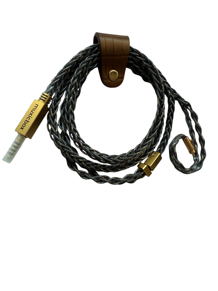 Black Scorpion Silver IEM Cable