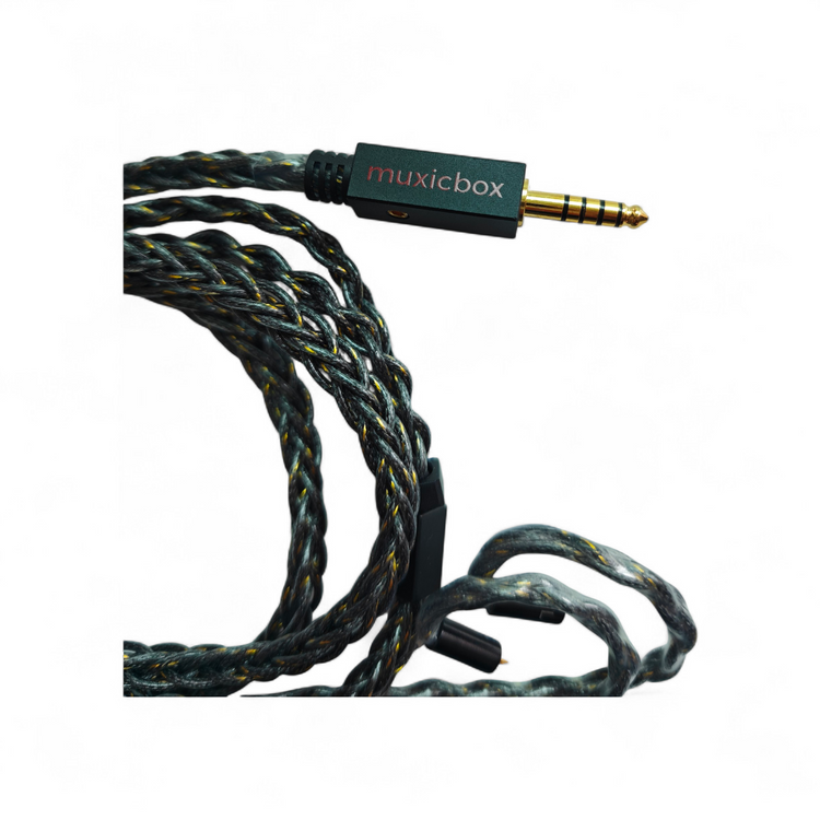 Black Scorpion Silver IEM Cable