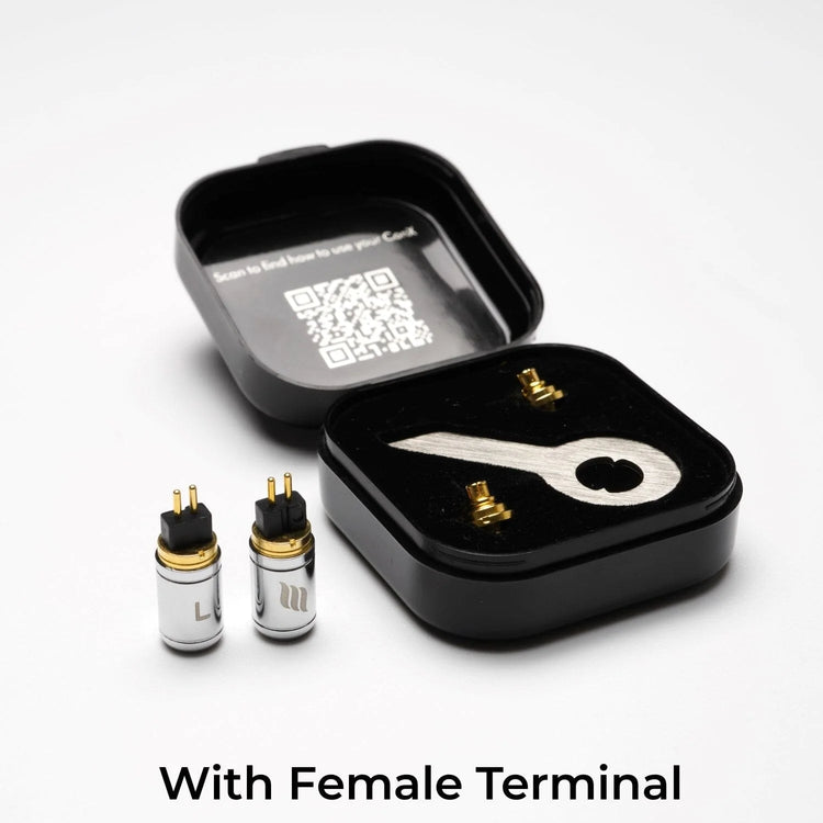 Black Scorpion Silver IEM Cable