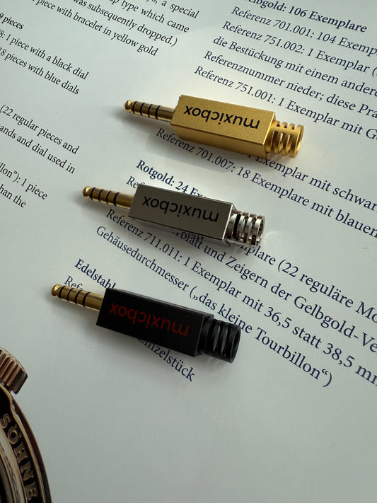 Custom Interconnect Cables - 4.4mm or Type C Black Scorpion Cable